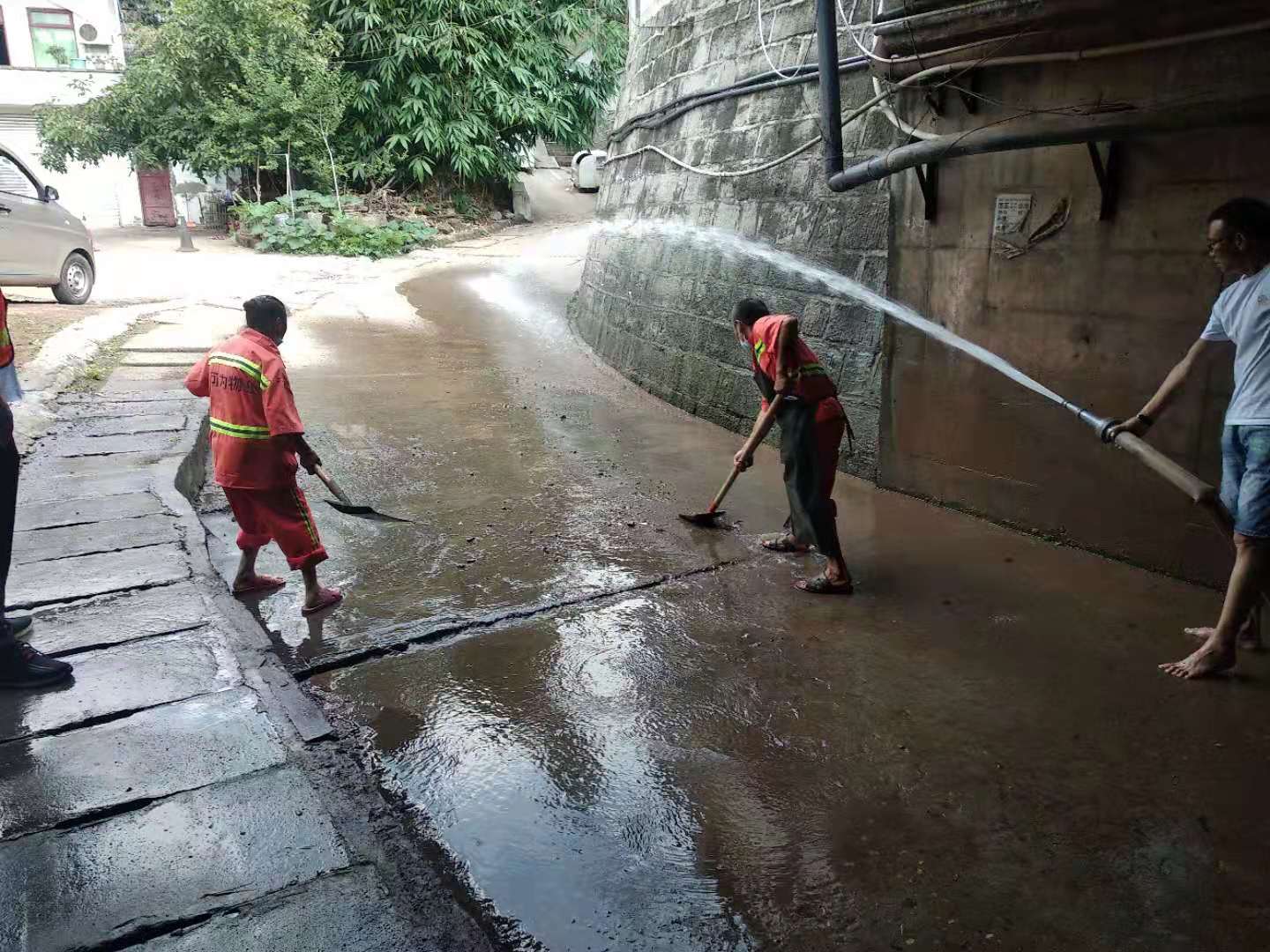 资阳管理处积极开展雨后应急处置